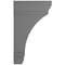 Ekena Millwork 2 1/4"W x 6"D x 10"H Stockport Wood Vintage Decor Bracket, Pebble Grey BKTWD02X06X10STPG - alternate 3